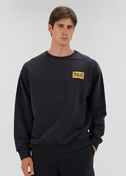 1910 Classic Comfort Antrasit Uzun Kollu Erkek Sweatshirt