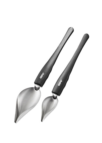 Kulınarı Steel 2-Piece Decoration Spoons