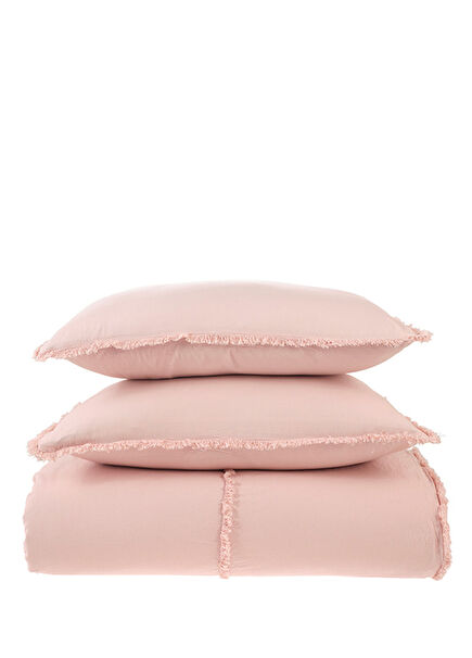 Bürümcük Pudra Pamuklu Nevresim Takımı