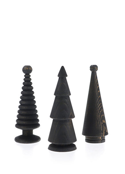 Decorative Wooden Christmas Tree Set