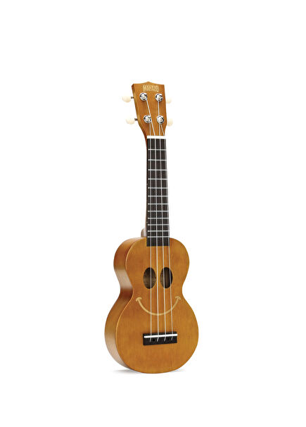 U-Smile Soprano Trans. Brown Ukulele 