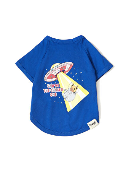 Chosen One Tee Cotton Navy Dog T-Shirt