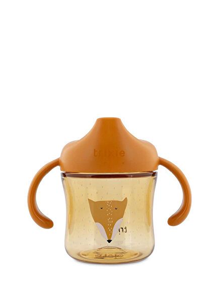 Mr. Fox Orange Tritan Handle Unisex Kids Training Cup
