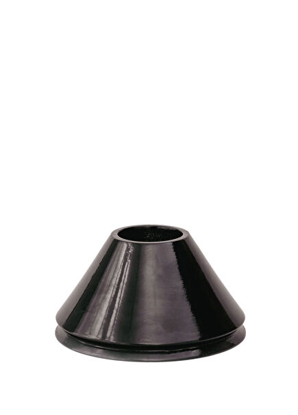 Crescendo Siyah Ahşap Mini Konik A Vazo