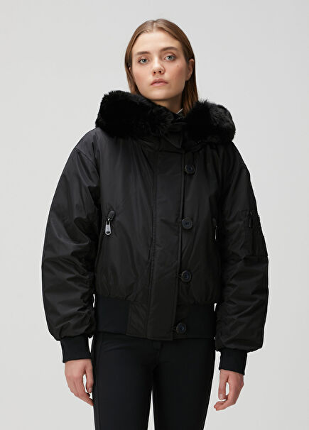Jeanne Black Ski Jacket