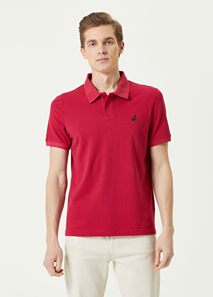 Comfort Fit Fuşya Polo Yaka T-shirt