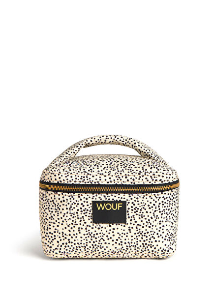 Panna Vanity Renkli Baskılı Kadın Makyaj Çantası 20 x 12 cm