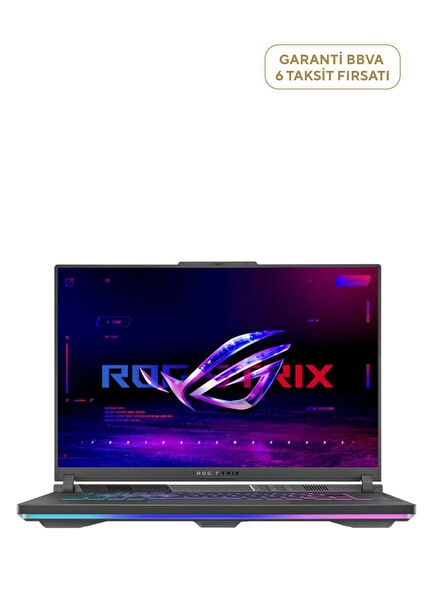 ROG Strix Intel Core i9-14900HX 16GB RAM 512GB SSD 8GB RTX406016''140w 165Hz FreeDos Gaming Laptop G16 G614JVR-N3243