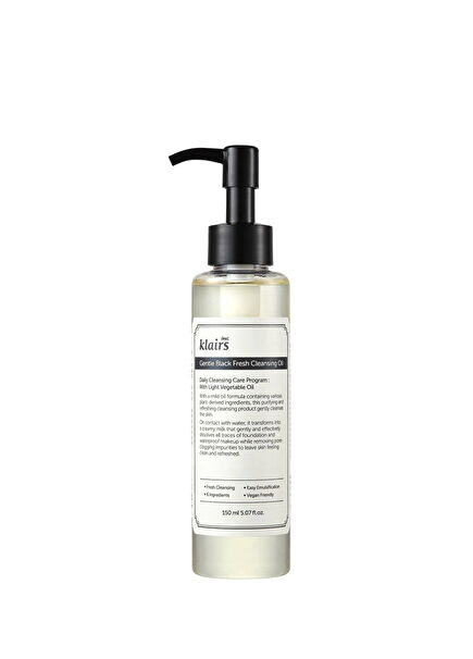 Gentle Black Fresh Cleansing Oil - Nazik Makyaj Temizleme Yağı 150ml