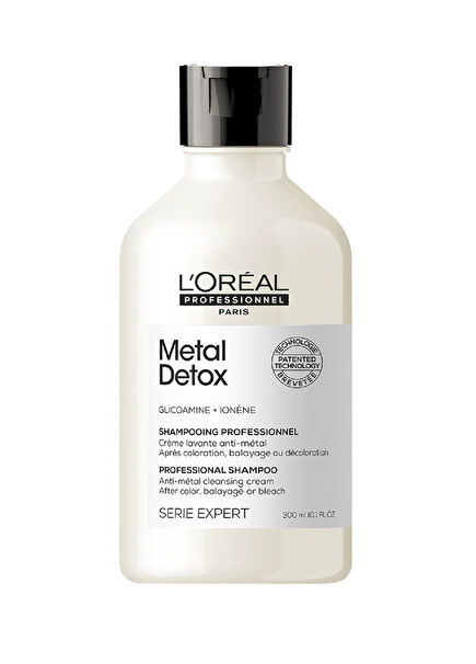 Serie Expert Metal Detox Shampoo for Colored and Treated Hair with Metals 300 ml