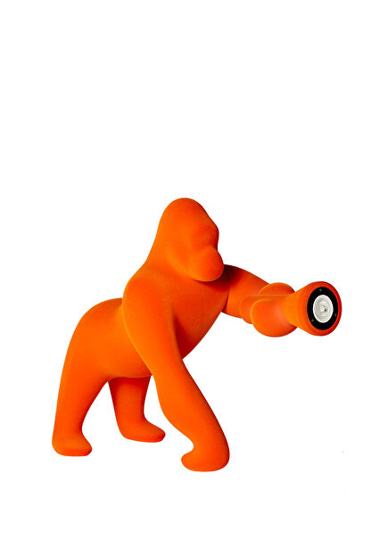 Kong Orange Velvet Table Lamp