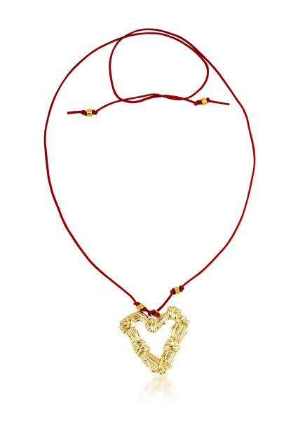 Golden Pulse Kalp Kadın Altın Kaplama Kolye