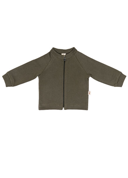 Green Unisex Kids Organic Cotton Jacket