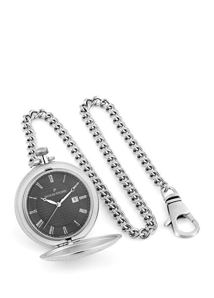 JPMGS401916 Metalik Gri Erkek Cep Saati