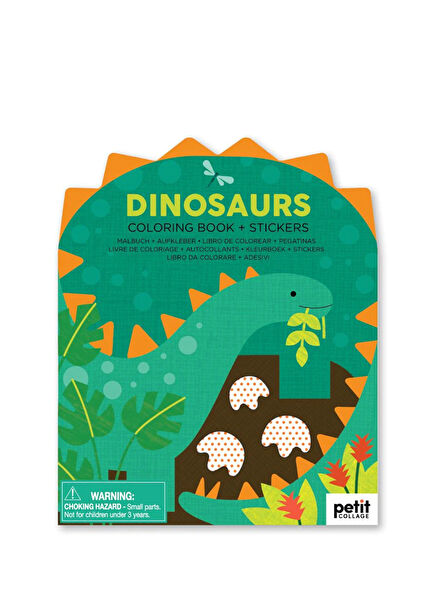 Dinosaurs Sticker Coloring Book