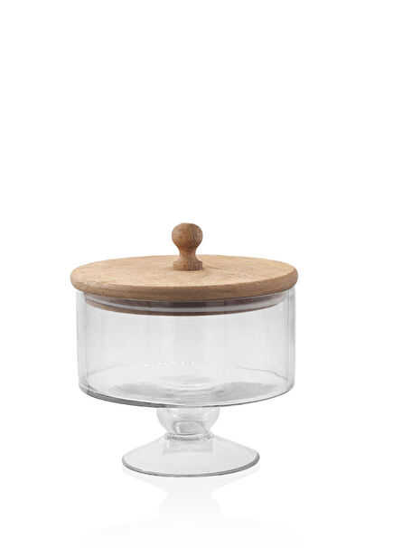 Madera Pedestal Cookie Jar
