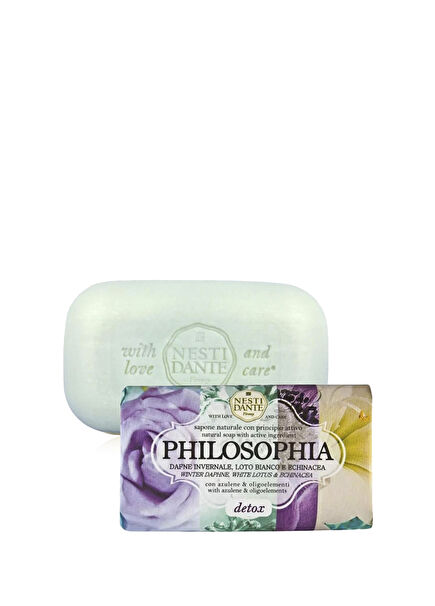 Philosophia Detoks ve Aydınlatıcı Defne & Lotus Çiçeği & Beyaz Nilüfer Katı Sabun 250 gr