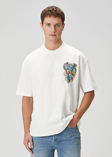 Writher Kırık Beyaz T-shirt
