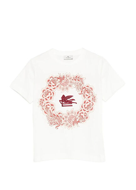 Pembe Beyaz Kız Çocuk T-shirt