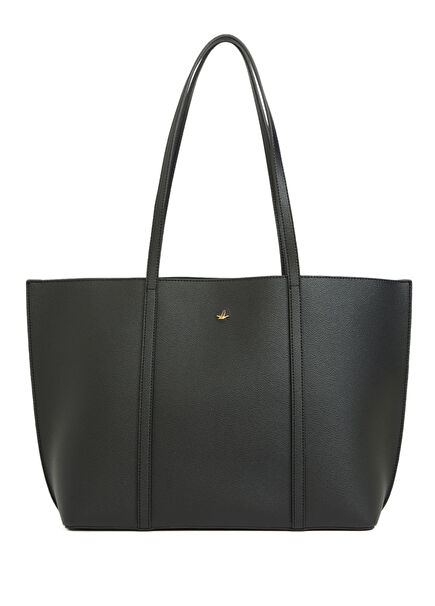 Picollo Siyah Kadın Alışveriş Çantası