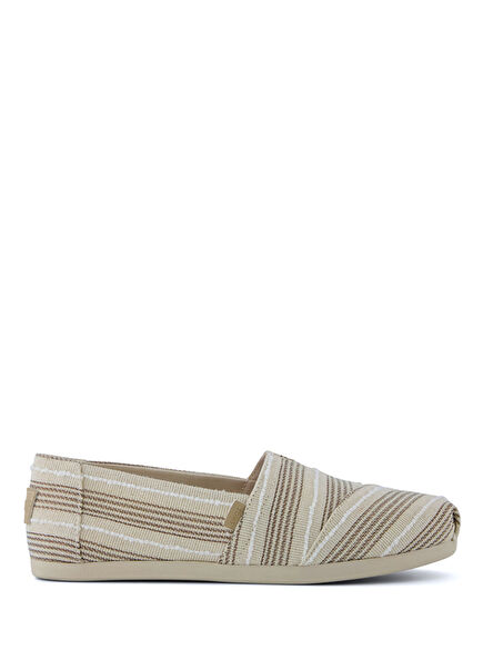 Alpargata Classic Natural Metallic Stripe Kadın Espadril