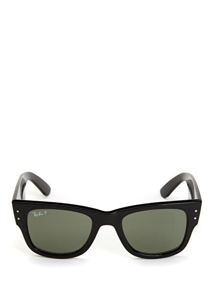 Black Rectangular Shaped Men's Sunglasses