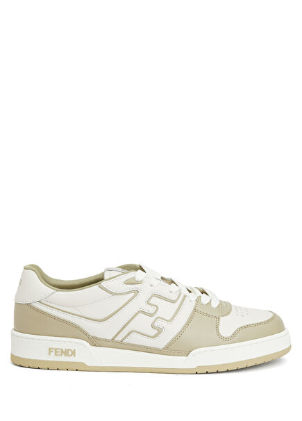 Match Beyaz Gri Erkek Deri Sneaker