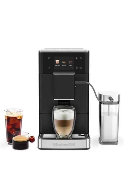 Matte Black KF4 Buzlu Kahve Özellikli Tam Otomatik Espresso Makinesi 