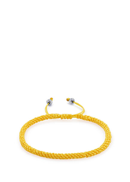 Knot Sarı Erkek Bileklik