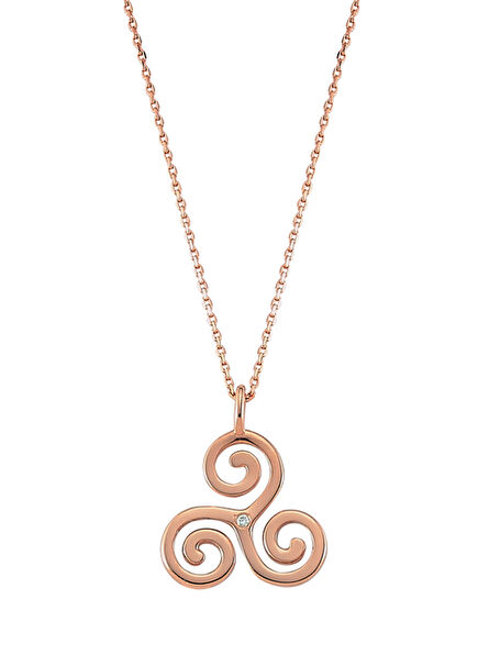 Minerva Women's Rose Gold Necklace