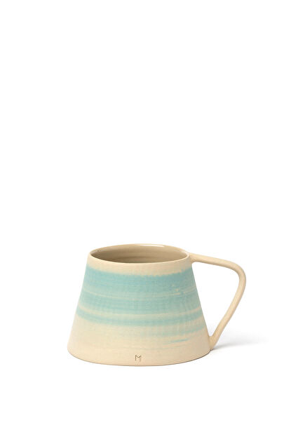 Sky Mavi Stoneware Kupa