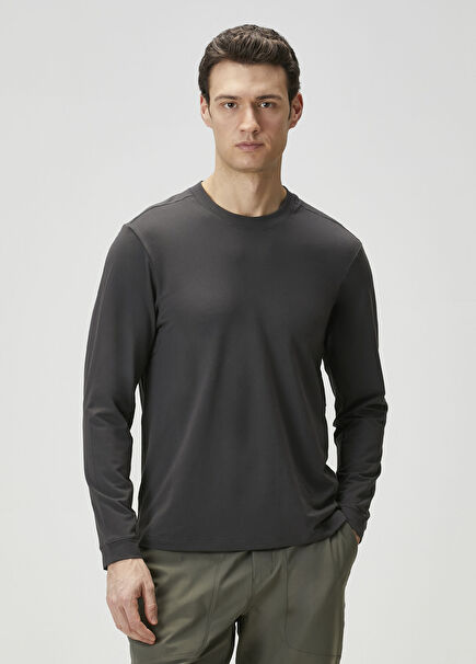Zeroed In Grey Long Sleeve T-Shirt