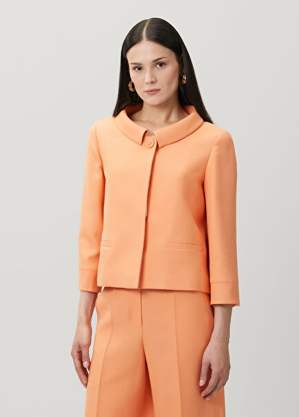 Orange Wool Jacket