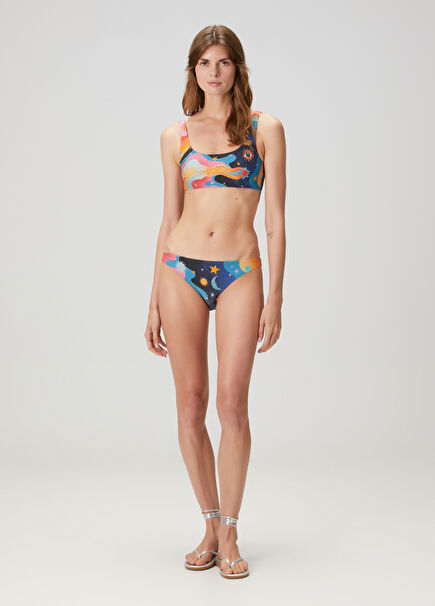 Glitter Patterned Bikini Set