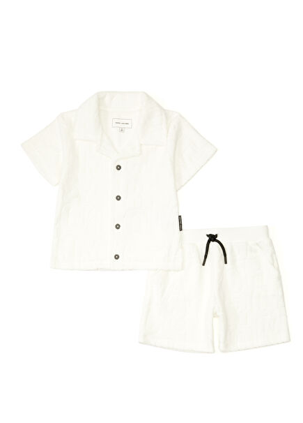 Krem 2li Unisex Çocuk Set