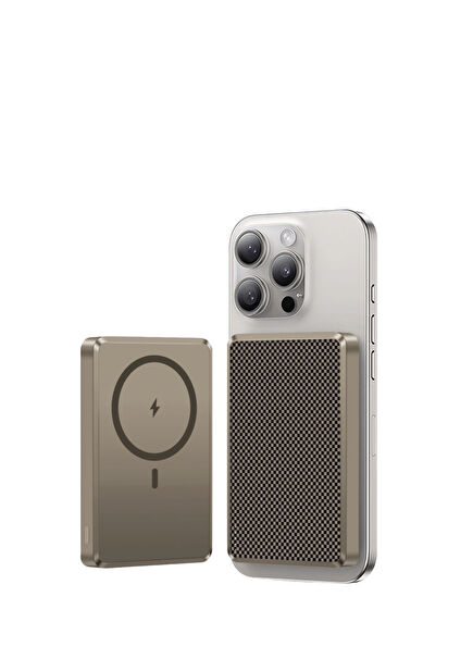 Altın Rengi Karbon 10.000 Mah Powerbank P-Pb5  
