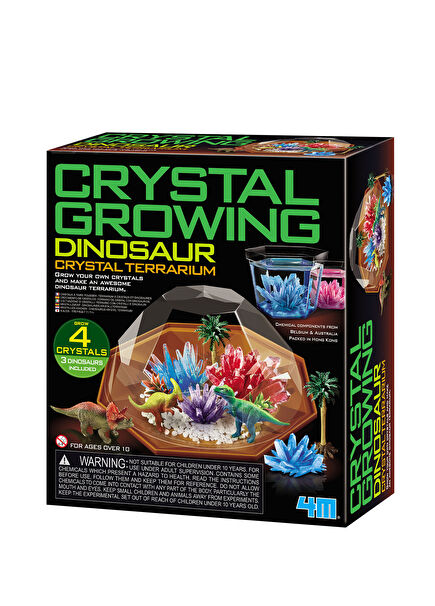 Magic Growing Crystal and Dinosaur Terrarium Set