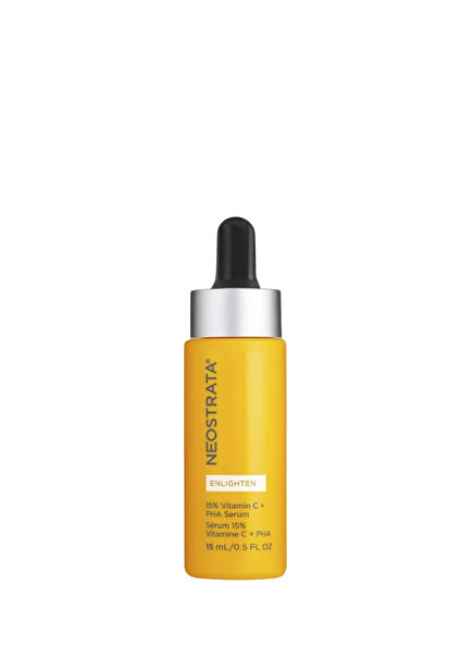 Enlighten 15% Vitamin C + PHA Aydınlatıcı Kırışıklık Önleyici Cilt Serumu 15 ml