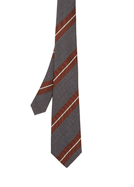 Grey Wool Tie