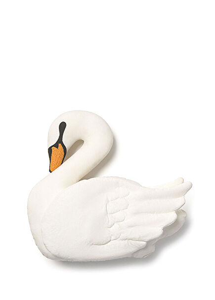 Lorena Canals Swan Cotton Baby Nursery Pillow