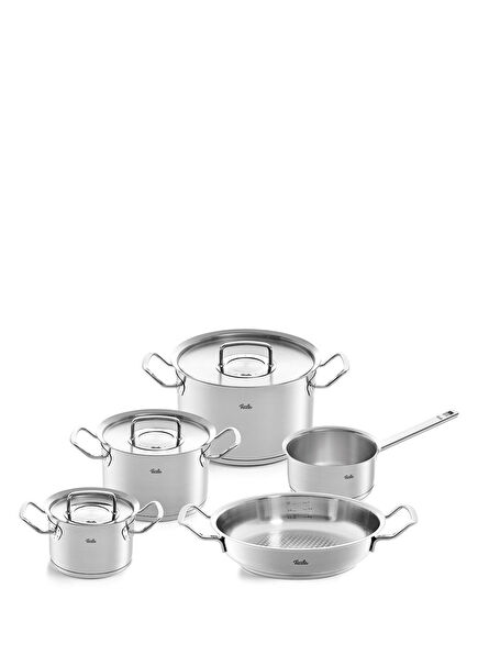 Original Profi Collection Metal Lid 8 Piece Steel Cookware Set