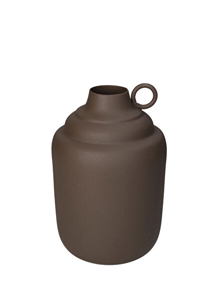 Brown Metal Vase