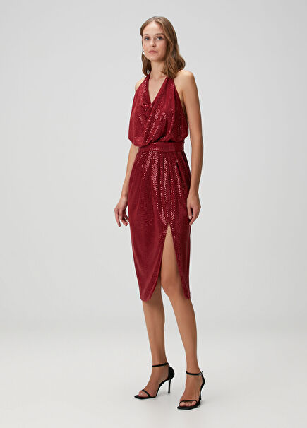 Elsie Kırmızı Mini Elbise