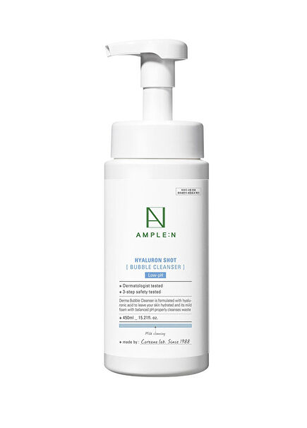 Hyaluron Shot Bubble Cleanser Nemlendirici Yüz Temizleme Köpüğü 450 ml