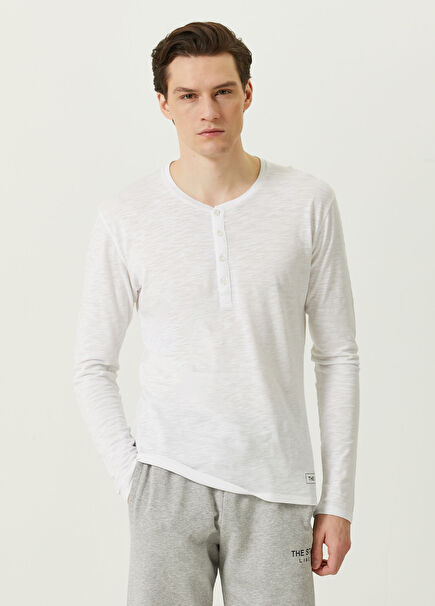 Rowan Beyaz Uzun Kollu T-shirt
