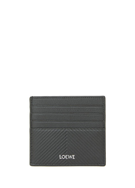 Black Mens Leather Card Holder
