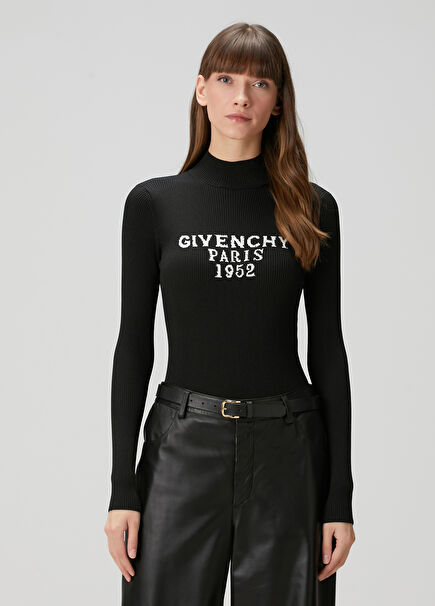 Siyah Uzun Kollu Ribli Body