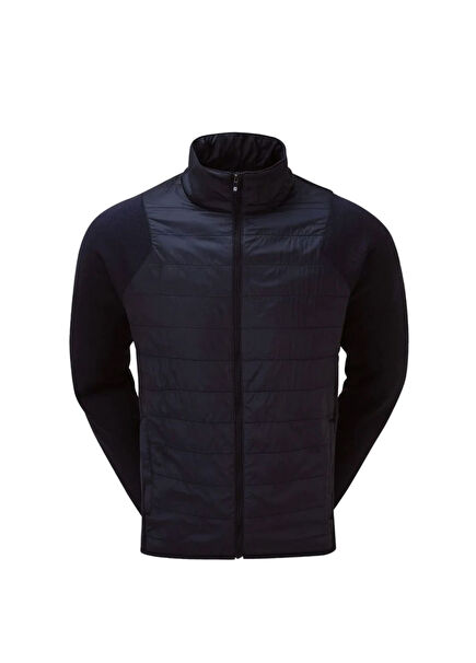 Black Quilted Men's Golf Jacket
