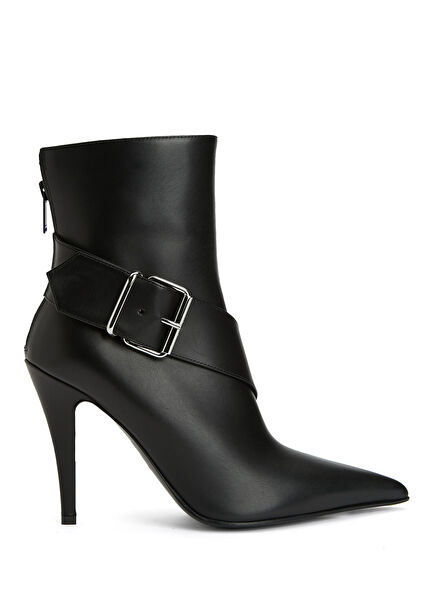 Siyah Kadın Deri Bot