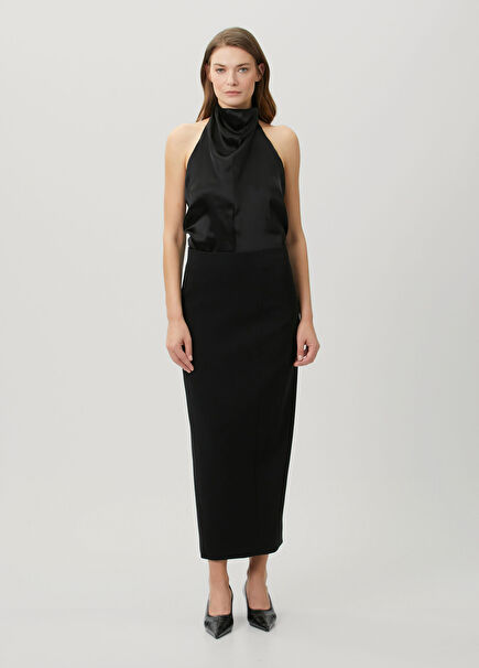 Lyle Black Maxi Skirt